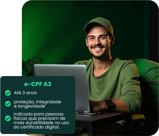 Empresário que adquiriu certificado digital e-cpf a3 da CertClick.